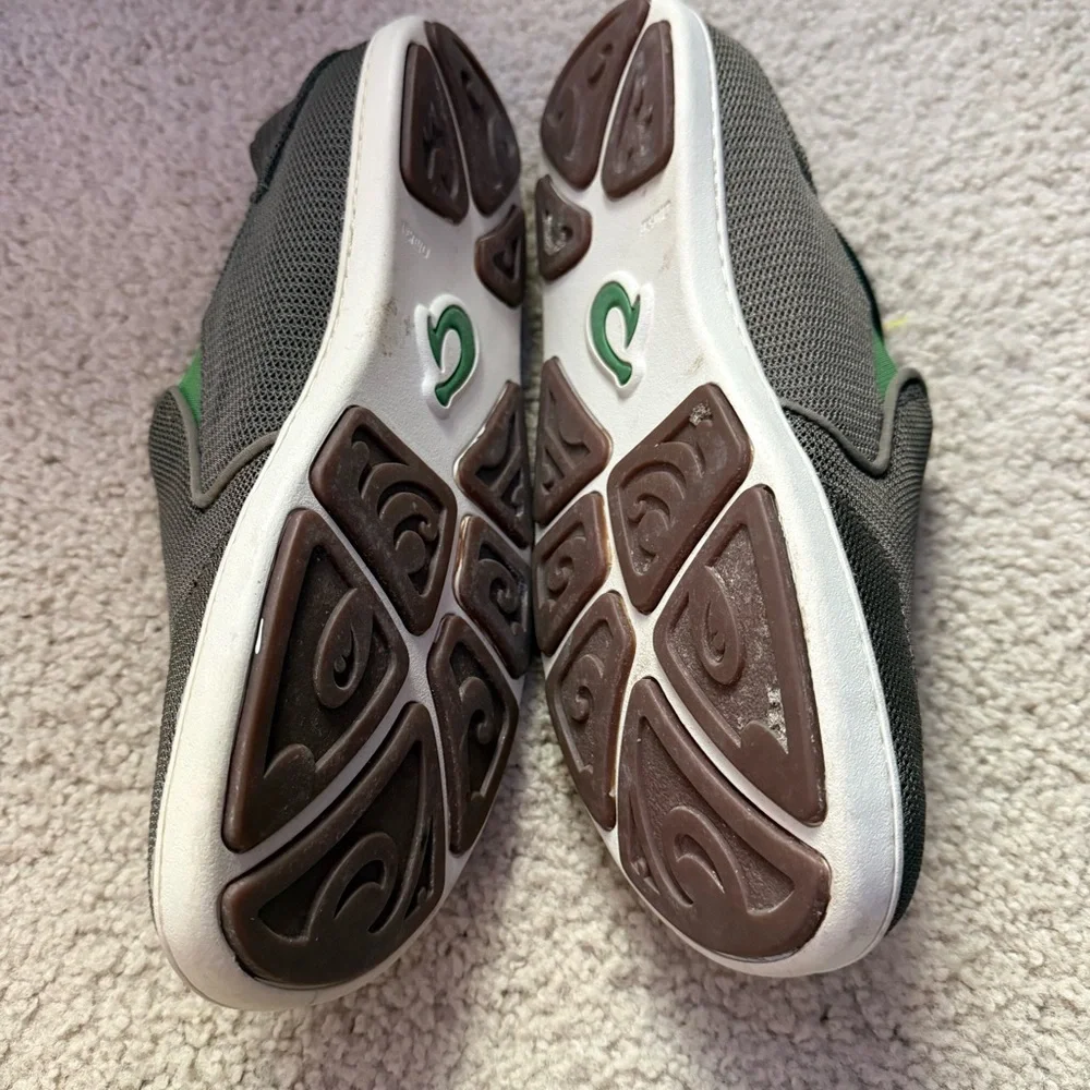 OluKai Nohea Mesh Slip On Shoes Men’s Size 10 Brown Lightweight Casual
